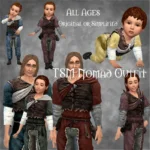 TSM Commoner Nomad Vest Outfit - for All Ages, 2 versions