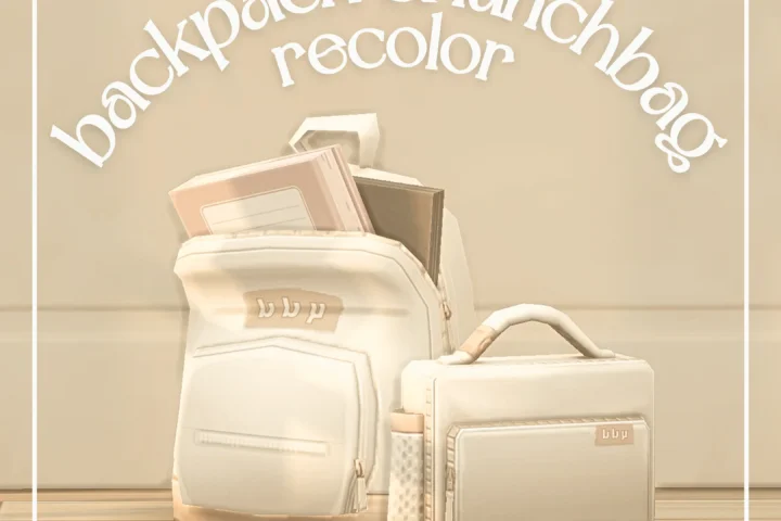 Backpack & Lunchbag Recolor ♡
