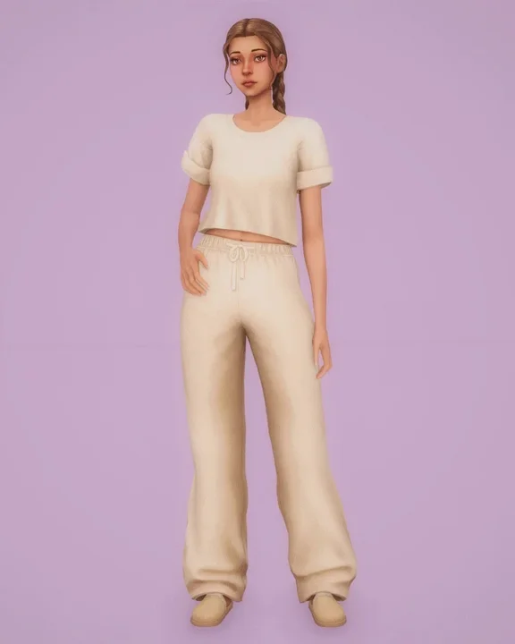 Baggy clothing set — pants & t-shirt