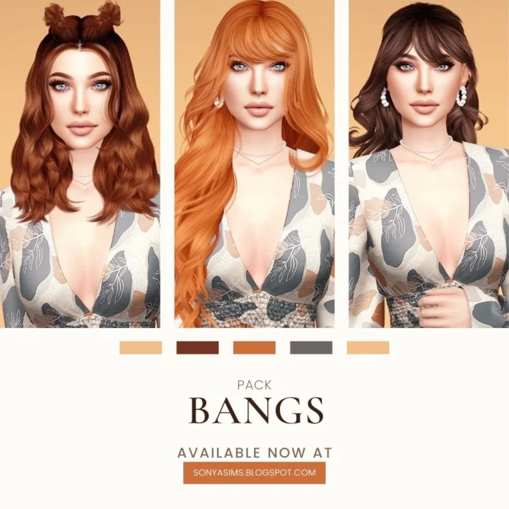 SONYASIMS - BANGS PACK - KIDS VERSION