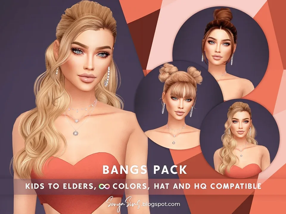 SONYASIMS - BANGS PACK - FRINGES COLLECTION