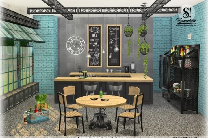 Industrial Bar - Hanging Items
