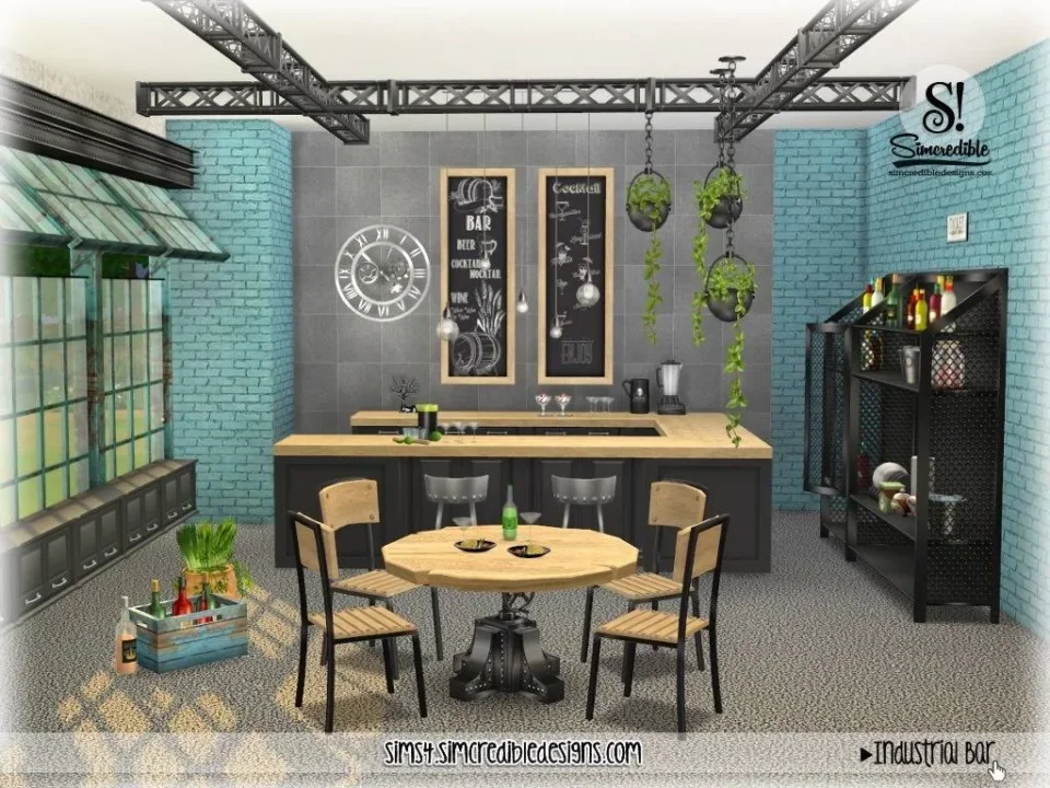 Industrial Bar - Hanging Items