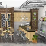 Industrial Bar - Hanging Items