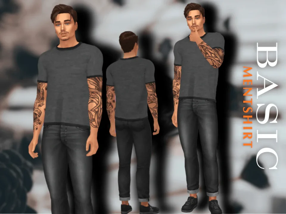 BASIC MEN TSHIRT