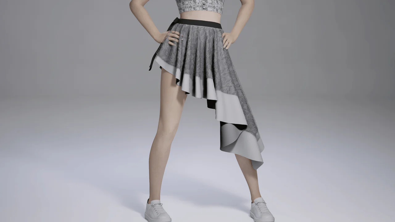Asymmetric Skirt
