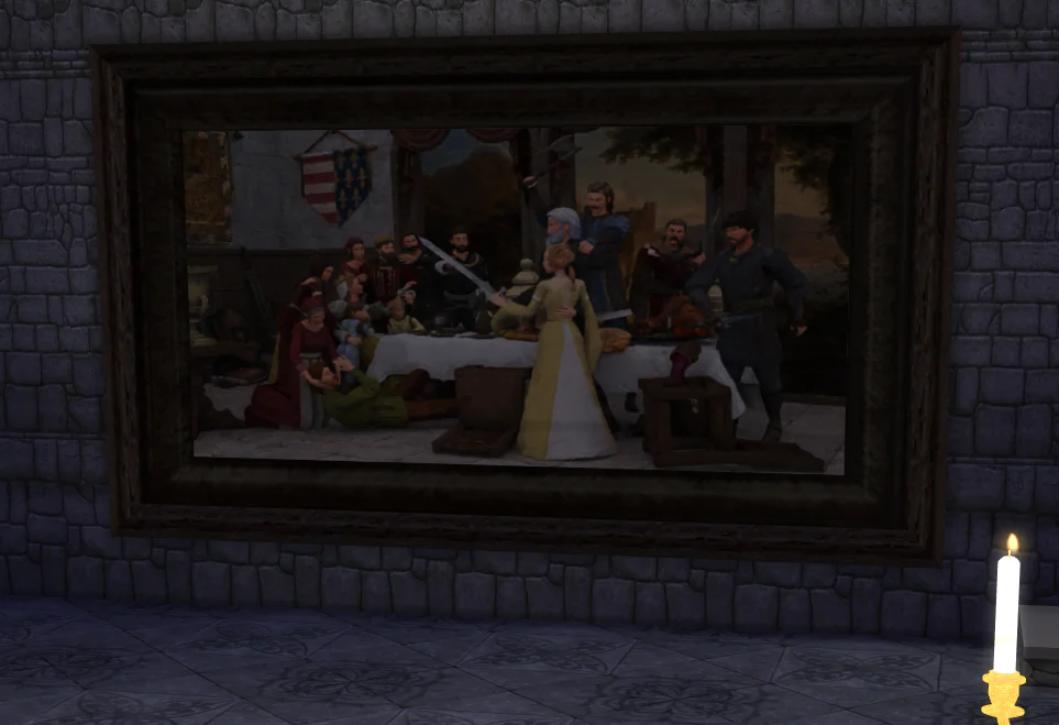 Large Historical Painting for your Castle