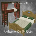 WFS Bavaria Part 8: Bedroom Set B - Beds