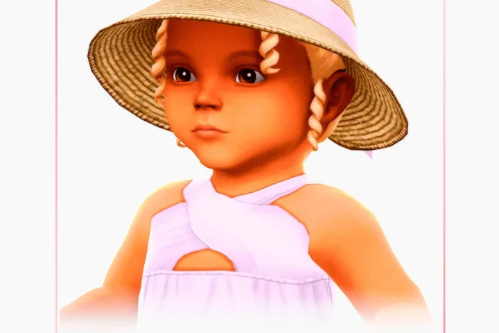Infant Beige Hat - Family Trip Outfits - 3 versions