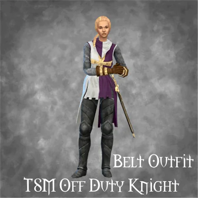 TSM Off Duty Knight Belt Outfit For Ladies