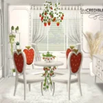 Berry Blossom White Dining -Room🍓