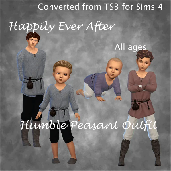 Happily Ever After - Humble Peasant Outfit for All Ages