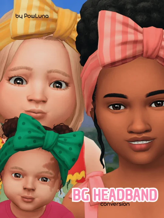 BG HEADBAND - kids, toddler, infant conversion