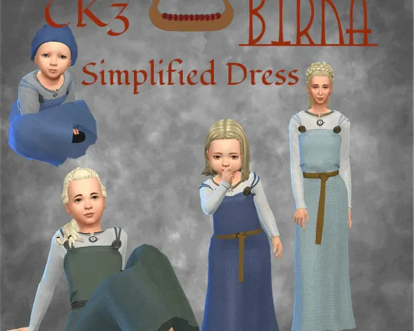 CK3 Birka Dress Simpler