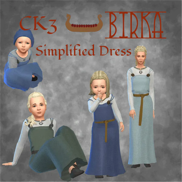 CK3 Birka Dress Simpler