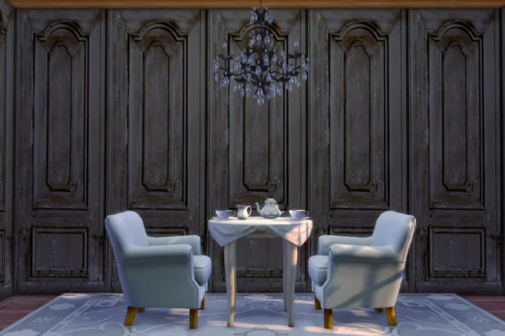 Rustic wooden panel wall by pocci