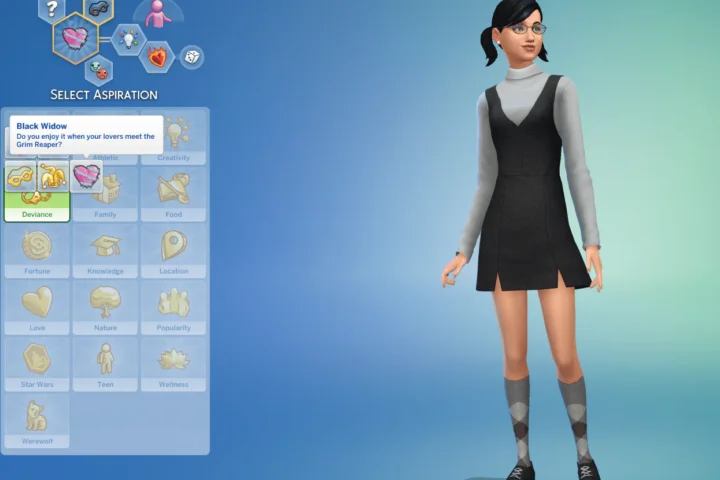 Black Widow Aspiration & Trait