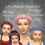 CK3 Blanche Headpiece - Jungfernkranz