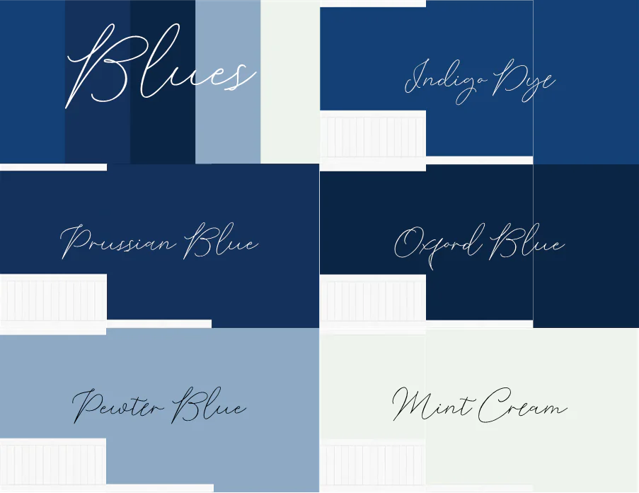 Coolors Custom Palette Wallpapers - Blues