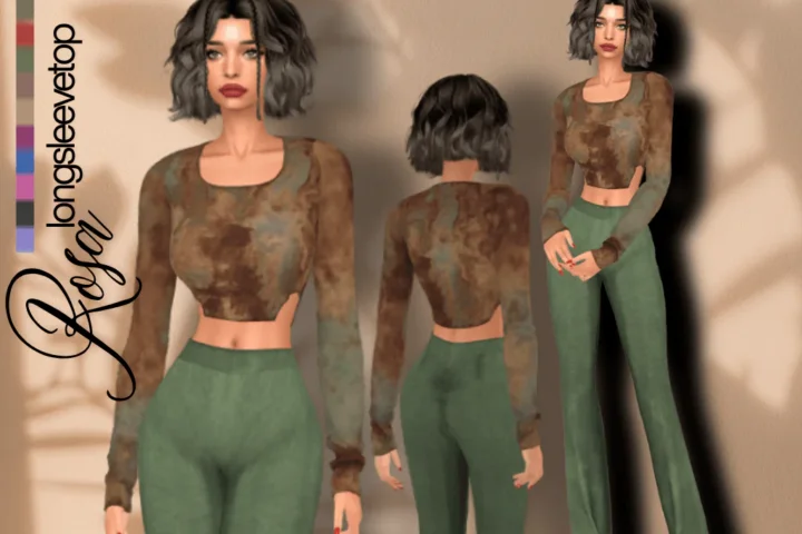 ROSA LONGSLEEVE TOP added new swatches