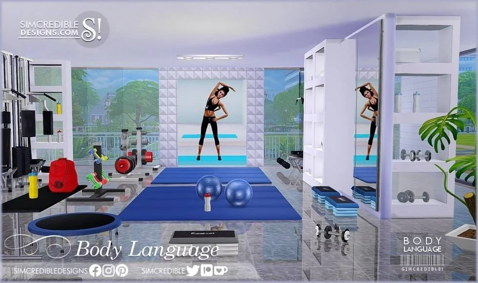 Body Language 💪🏋 - Gym decor set