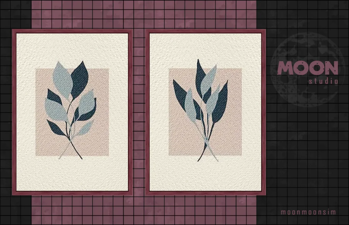 Navy blue wall art #1