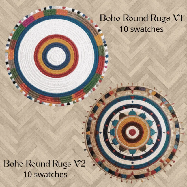 Boho Round Rugs