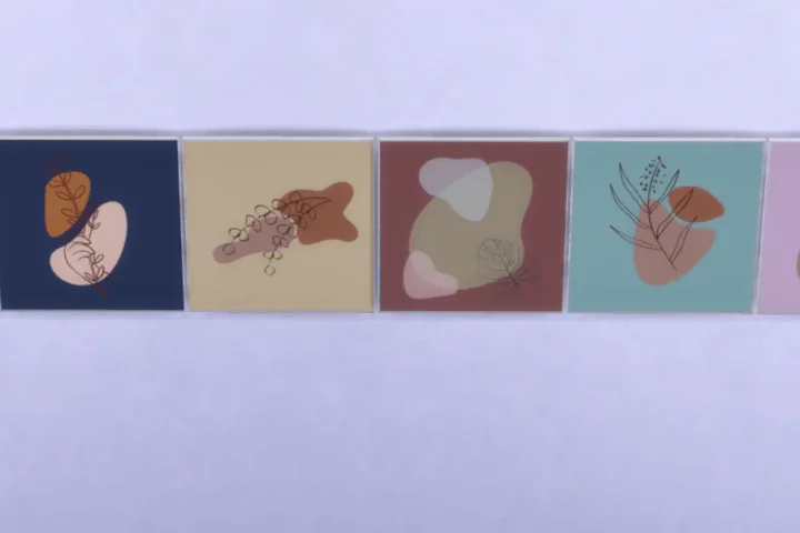 Boho Square Paintings