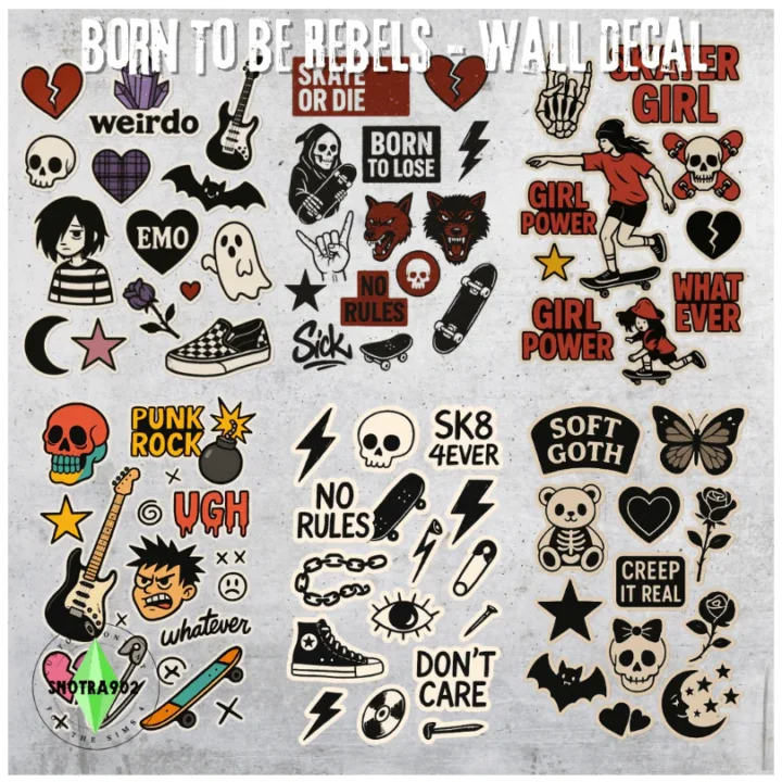Born to be rebels - Wall decal