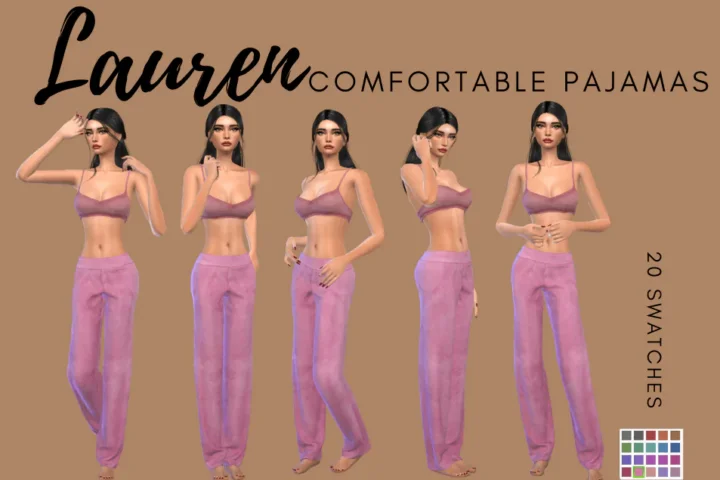 LAUREN COMFORTABLE PAJAMAS