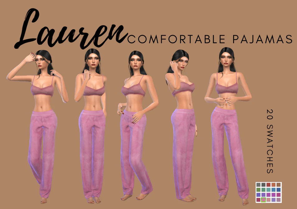 LAUREN COMFORTABLE PAJAMAS