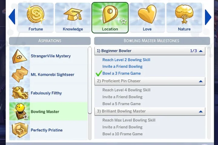 Bowling Master Aspiration
