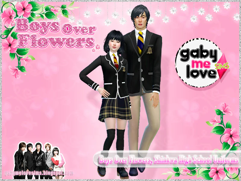 Boys Over Flowers, Shinhwa High School Uniforms Set
