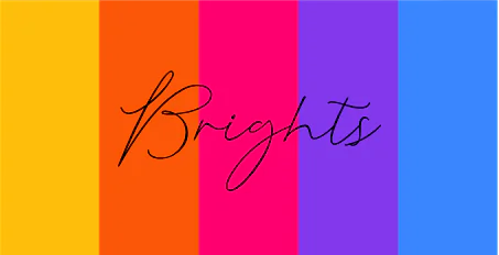 Coolors Custom Palette Wallpapers – Brights