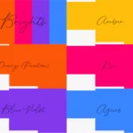 Coolors Custom Palette Wallpapers – Brights