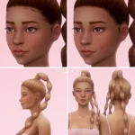 Bubble braid hair set
