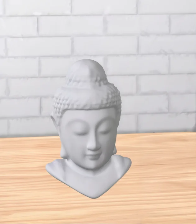 Minimal buddha statue