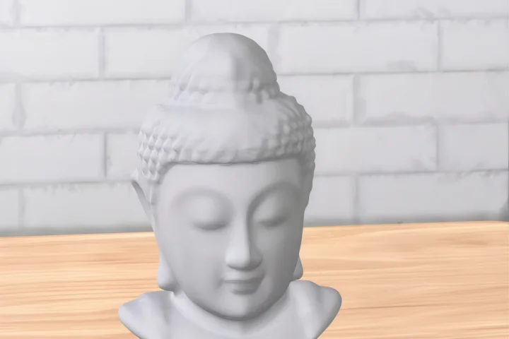 Minimal buddha statue