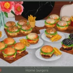 Homemade burgers