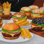 Homemade burgers