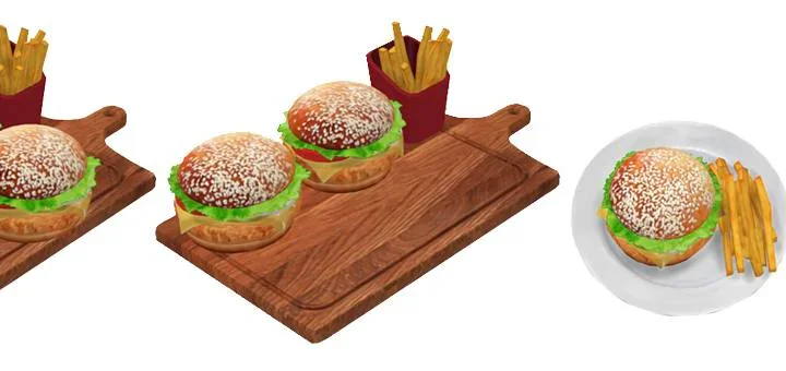 Homemade burgers