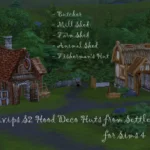 More Hood Deco: Kativip's Fairytale Settlers Huts Part 1