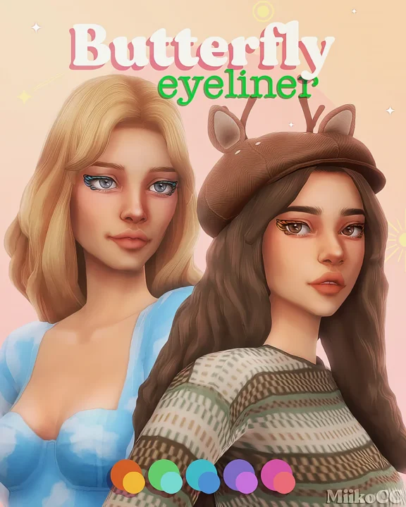 Butterfly eyeliner