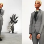 Bow-tie Suit Set for Female