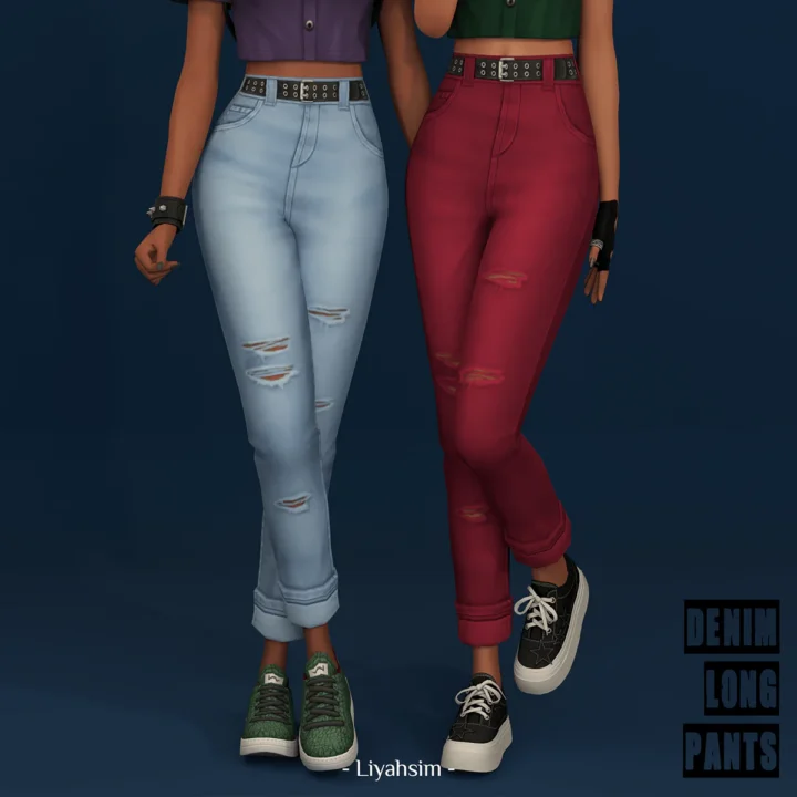Backstage Pass Collection - Denim Long Pants