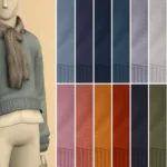 Autumn City II - Maple Sweater & Leaf Jeans Set