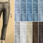 Autumn City II - Maple Sweater & Leaf Jeans Set