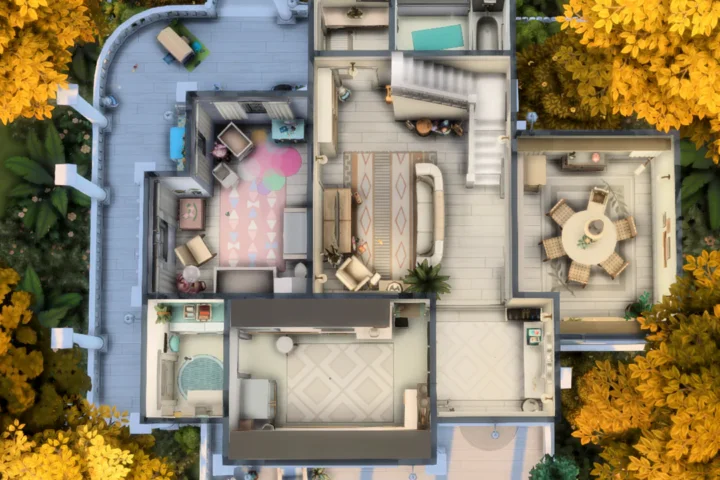 Single Mom Fall House