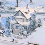 Blue Christmas Cottage