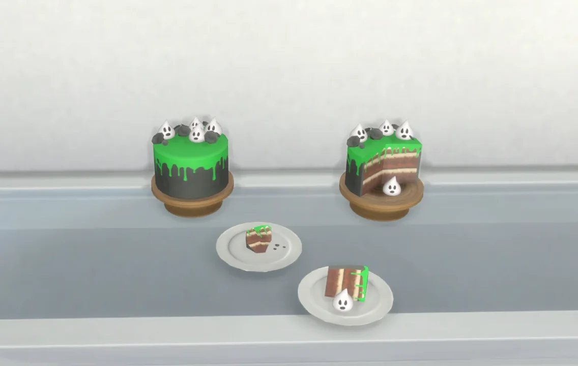 Ghostly Spooky Cake